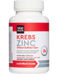 Vibrant Health, Krebs Zinc, Immune, Bone and Cellular Health Formula, 60 Capsules