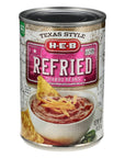 Al Amin Foods Texas Style Refried Charro Beans 6 Cans 16 oz 1 LB  454g BY HEB