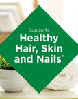 Nature's Bounty Biotin, Supports Healthy Hair, Skin and Nails, 10,000 mcg, Rapid Release Softgels, 120 Ct