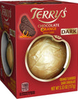 Terrys Chocolate Orange Dark Chocolate 553 oz  Stocking Stuffer and Party Favor  Break Apart Chocolate Ball with Real Orange Oil  Holiday Favorite