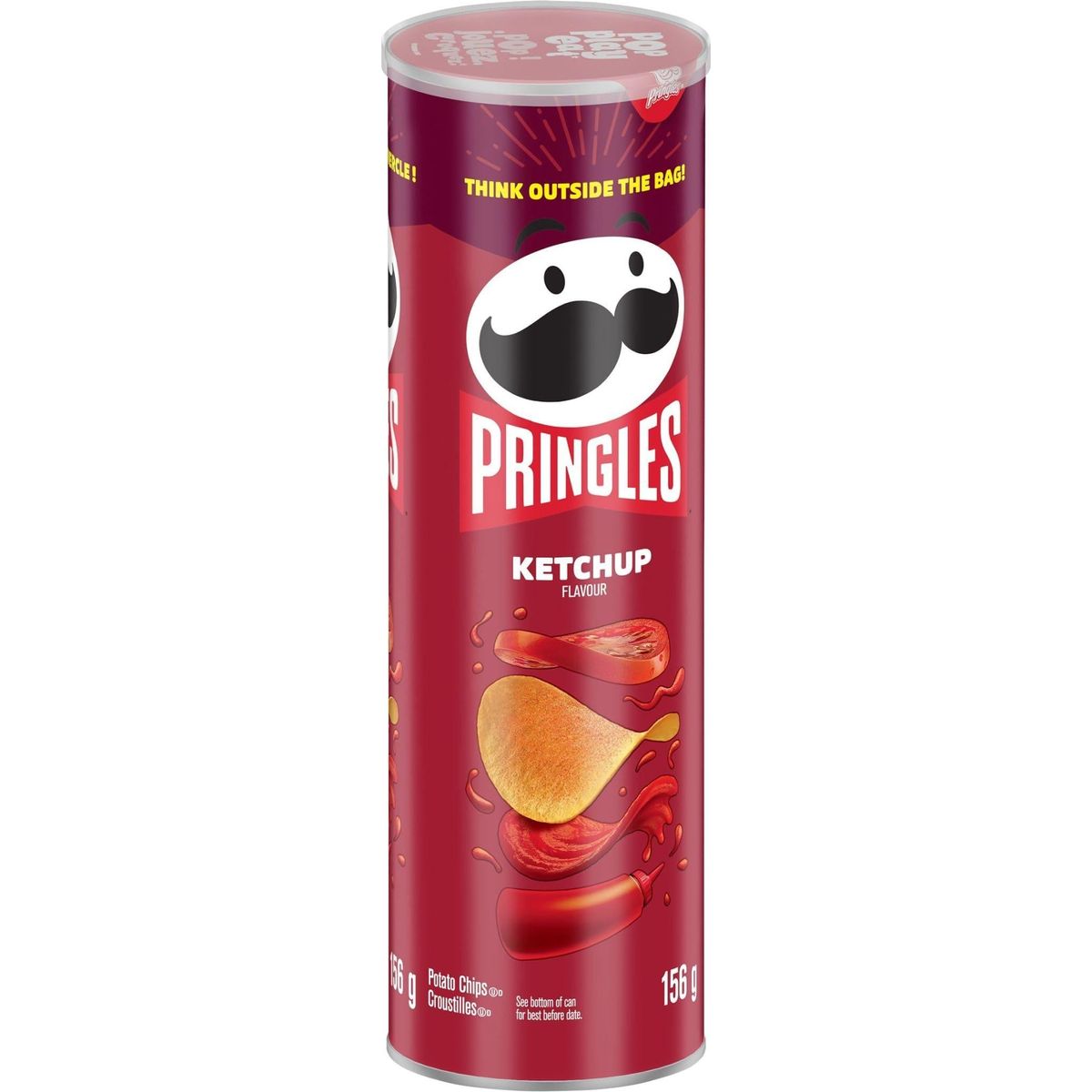 Pringles Potato Chips, Ketchup, 156 Grams/5.50oz {Imported from Canada}