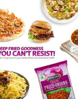 HEMANI New Crispy Red Fried Onions 141 OZ 400g  MSG FREE  Made with Real Red Onions  Perfect Salad Topper