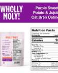 Wholly Moly Instant Oat Bran Oatmeal Purple Sweet Potato  Jujube