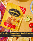 Sonoma Creamery  Cheese Crisps Savory Seed225 Ounce Pack of 6  Savory Snack  High Protein  Low Carb  Gluten Free KetoFriendly