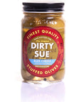 Dirty Sue 375 mL Olive Juice and 16 Ounce Stuffed Olive or Onion Combo Pack Blue Cheese