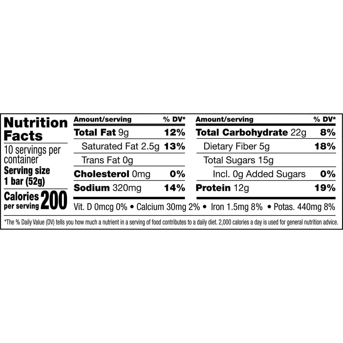 RXBAR Protein Bars Protein Snack Snack Bars Peanut Butter Chocolate 183oz Box 10 Bars