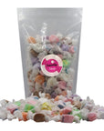 Gourmet Soft and chewy Salt Water Taffy Candy  Individually Wrapped  Bulk bag Assorted flavors 1 Pound Pack of 1