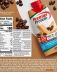 Premier Protein Shake Variety Pack of Chocolate Vanilla Caramel Cafe Latte Strawberries 30g Protein 1g Sugar 24 Vitamins  Minerals Nutrients to Support Immune Health Plus BETRULIGHT Fridge Decal  11 Fl Oz Pack of 6 Cafe Latte