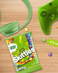 Sour Skittles Candy Pack of 2 Bags  Skittles Bulk Candy For Parties Birthdays or Snacking  Skittles Party Size  Bundle With Ballard Products Pocket Bag