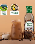 Walden Farms Mocha Coffee Creamer 12 oz Bottle Pack of 2  Rich  Smooth Vegan Paleo and Keto Friendly NonDairy Milk Substitute 0g Net Carbs  For Coffee Tea Smoothies Shakes Cocktails and More