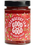 GOOD GOOD No Added Sugar Strawberry Jam - Keto Friendly Jelly - Low Carb, Low-Calorie and Vegan - Diabetic Friendly - 12oz / 330g (Pack of 1)