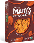 Marys Gone Crackers Cheezee PlantBased Crackers Cheddar Flavor Vegan Dairy Free Toasty  Tangy Organic Snack 1 Pack