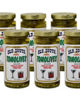 Old South Tomolives Pickled Green Tomatoes 8oz 6 Pack Bundled with Complimentary 4count Stainless Steel Cocktail Picks  Ultimate Martini Garnish  Great Cocktail Snack