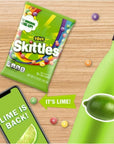 Skittle Sours Candy  Pack of 2  Smiling Sweets  Sour Outside and Sweet Inside  Bite Size Candy  Perfect for Sharing  Strawberry Grape Orange Lemon and Lime