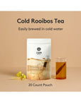 OSULLOC Cold Rooibos Tea Caffeine Free Rich rooibos blend StickType in Pouch Package 20 count 141 oz 40g