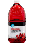 Amazon Brand  Happy Belly Juice Cocktail Cranberry Plastic Bottle 64 fl oz Pack of 1