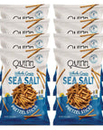 Quinn Gluten Free Sea Salt Pretzel Sticks  Whole Grain Made with Real Ingredients Whole Grain Sorghum Sea Salt Vegan Gluten Free Dairy Free NonGMO  56 Oz Pack of 8