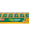 Keebler Products  Keebler  Sandwich Cracker Club  Cheddar 8Cracker Snack Pack 12 PacksBox  Sold As 1 Box  Individually packaged  Eight crackers per pack