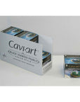 Caviart Black Seaweed Pearls Caviar Style Pack of 6 35 oz Glass Jars Imported from Denmark