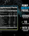 Ryse Noel Deyzel x Godzilla Pre Workout | Intense Pumps, Energy, & Focus | Citrulline & Beta Alanine | 400mg Total Caffeine | 40 Servings (Monsterberry Lime)