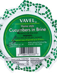 VAVEL CUCUMBERS IN BRINE HOME STYLE 2645OZ 750G 2 PACK