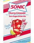 Sonic singles to Go Drink Mix Variety Pack  Sonic Limeade Ocean Water Cherry Limeade and Strawberry Lemonade