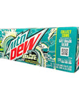 Mtn Dew Baja Blast Tropical Lime Munchie Box Reserve Regular Pack of 12 12Oz Cans