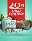 Power Crunch PRO Protein Wafer Bars High Protein Snacks with Delicious Taste Chocolate Mint 20 Ounce 4 Count