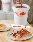 Nutella Hazelnut Spread with Cocoa 66 lbs  a Sophley Spreader Knife