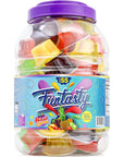 Funtasty Jelly Cups Assorted Fruit Candy 55 Count Jar Vegan Friendly