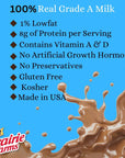 Prairie Farms  Chocolate Milk Shelf Stable 1 Low Fat Milk Chocolate Milk Boxes Vitamin D Kosher  8 FL oz 27 Pack