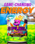 G Fuel Spyro The Dragon Energy Powder, Sugar Free, Clean Caffeine Focus Supplement, Water Mix, Dragon Fruit Flavor, Focus Amino, Vitamin + Antioxidants Blend - 9.8 oz (40 Servings)