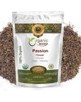 Organic Way Passion Flower Powder Passiflora incarnata  Herbal Tea  European WildHarvest  Kosher  USDA Certified  Vegan NonGMO  Gluten Free  Resealable Bag  100 Raw from Albania 14LBS  4Oz