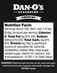 Dan-O's Seasoning Small 2 Bottle Combo  Original & Crunchy  - 2 Pack (3.5 oz)