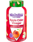 Vitafusion Apple Cider Vinegar Gummies 500mg Apple Cider Vinegar per serving plus B Vitamins 75ct Natural Apple Cider Flavor from Americas Number One Gummy Vitamin Brand