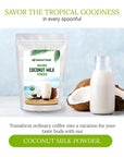 Z Natural Foods Coconut Milk Powder 100 Powdered Milk NonGMO GlutenFree KosherCertified Organic Coconut Milk Powder 1 lb