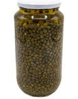 San Antonio Brand 32 Oz Imported Non Pareil Capers in Vinegar and Salt Brine