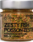 Zesty Fish BBQ Rub A Spice Affair. 110g (3.9 oz) Jar