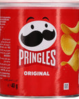 Pringles - Original Flavour Potato Chips - Crunchy Crisps Snacks - Pack of 12 - 40g Each