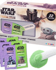 Star Wars Lick  Dip Mandalorian Dipping Sticks with Candy Powder Individually Wrapped Shareable Candies for Birthday Parties 22 Count