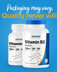 Nutricost Vitamin B2 (Riboflavin) 100mg, 120 Capsules - Gluten Free and Non-GMO