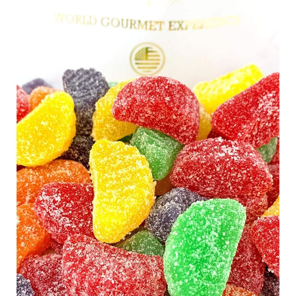 SweetGourmet Assorted Fruit Slices  Bulk Jelly Candy  25 Pounds