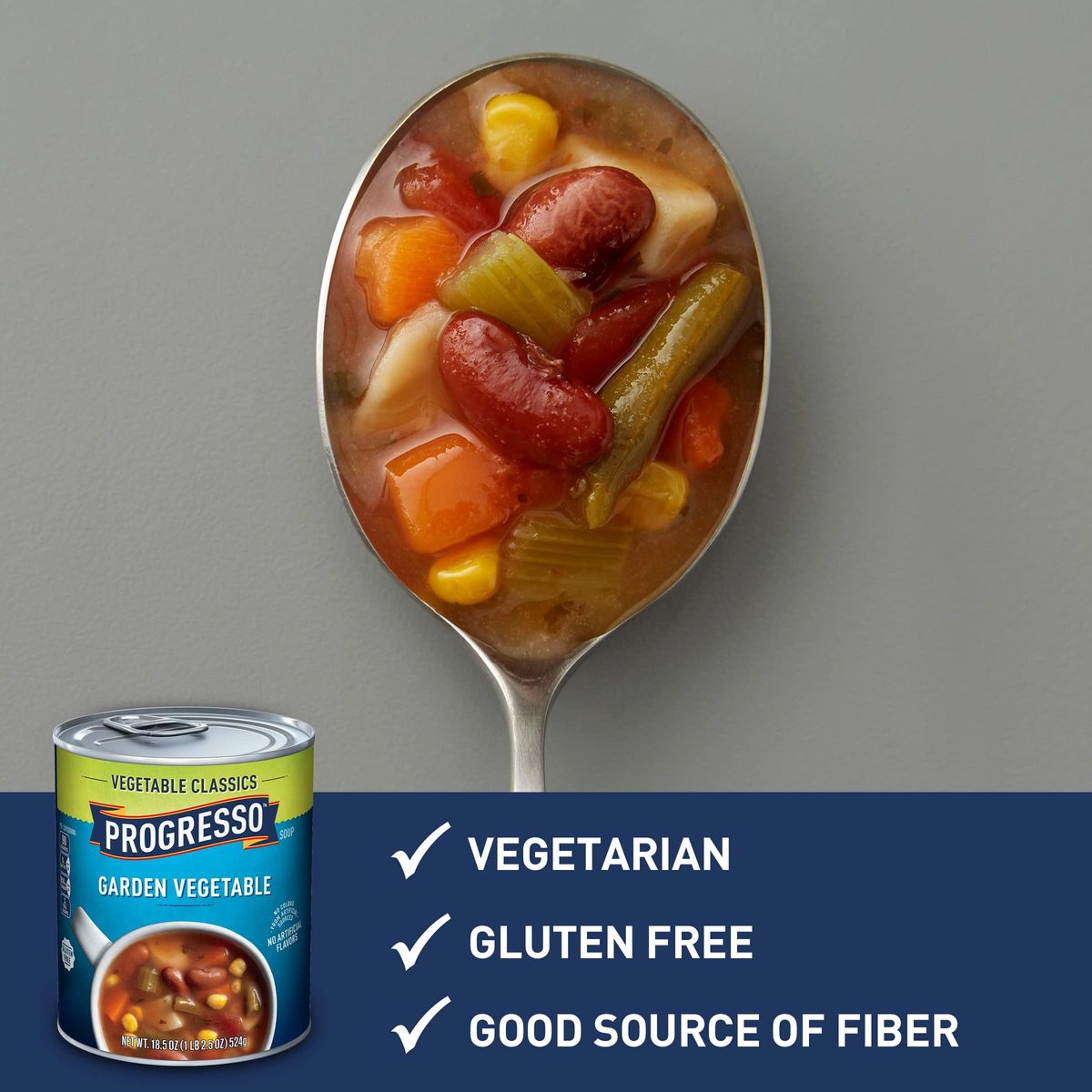 Progresso Vegetable Classics, Garden Vegetable Canned Soup, 19 oz.