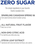 Clearly Canadian Zero Sugar Tropical Splash Sparkling Water Beverage Zero Sugar  Zero Calories 1 Case 24 cans x 12 fl oz