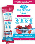 The Dry Eye Drink l Ultimate Hydration for Dry Eyes l SugarFree Electrolyte Powder Packets l Blended with Vitamins Green Tea Turmeric Taurine and DHA l 5g x 10 Packets Mixed Berry