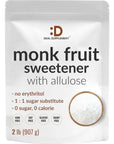 Monk Fruit Sweetener with Allulose - 2lbs