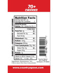 Country Spoon 100 Tart Cherry Juice 70 Tart Cherries Per 8 oz 12 Pack  Not from Concentrate Single Ingredient Drink Melatonin Rich Healthy Fruit Drink Cherry