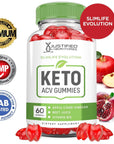 Slimlife Evolution Keto ACV Gummies Slim Life Evolution Keto Gummies Slimlife Gummy Advanced 1000MG Apple Cider Vinegar Formulated with Pomegranate Beet Juice Powder B12 Vegan Non GMO 60 Gummies