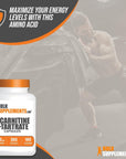 BulkSupplements.com L-Carnitine L-Tartrate Capsules - Carnitine Supplement, L-Carnitine Tartrate, L Carnitine 1000mg Capsules - Amino Acids, Gluten Free, 2 Capsules per Serving, 360 Capsules