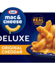 Kraft Deluxe Original Cheddar Macaroni  Cheese Dinner 14 oz Box